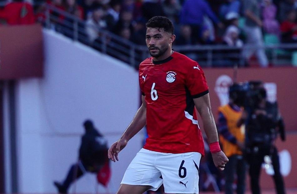 ياسر إبراهيم يسجل الهدف الثاني لمنتخب مصر أمام بنين