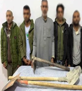 ضبط المتهمين في مشاجرة الصالحية بالشرقية باستخدام فأس وكوريك