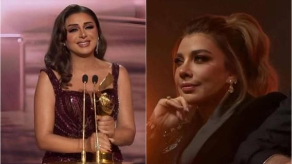 أصالة نصري أثناء حضورها لحفل Joy Awards 2026 في الرياض.