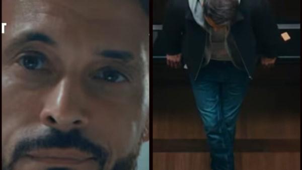 بوستر مسلسل “فن الحرب” يظهر يوسف الشريف في مشهد تشويق وتخطيط، مع أجواء غامضة تدل على صراع نفسي وجريمة.