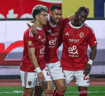 الأهلي يهزم وادي دجلة بثلاثية في الدوري المصري الممتاز