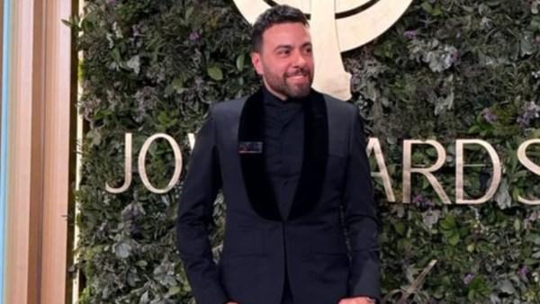 الملحن مدين خلال حضوره حفل Joy Awards في الرياض وسط أجواء احتفالية عالمية