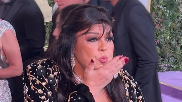 فيفي عبده توجه تحية خاصة لموقع صدى البلد من حفل Joy Awards في الرياض