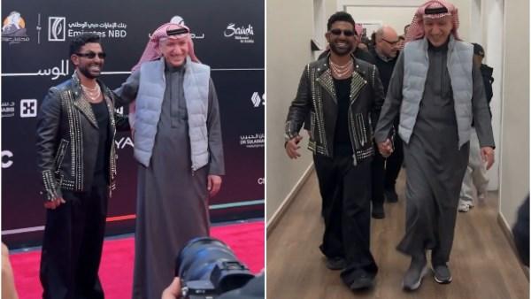 أحمد سعد في حفل موسم الرياض مع سالم الهندي