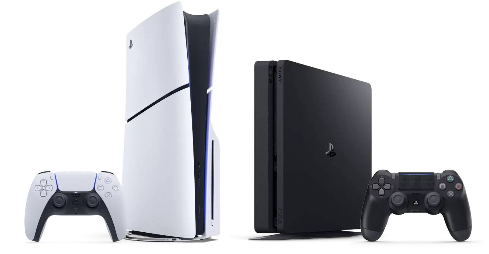 مقارنة بين جهازي بلايستيشن 4 وبلايستيشن 5 من حيث التصميم والأداء