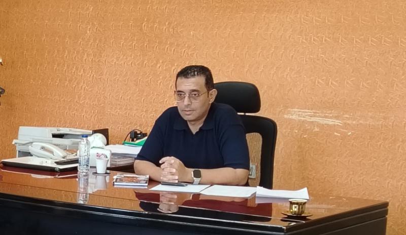 مقر سينما الهناجر في دار الأوبرا المصرية أثناء استعدادات المؤتمر الصحفي للمهرجان القومي للسينما