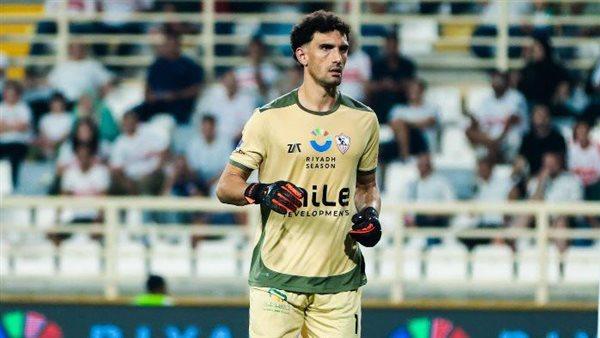 حارس الزمالك مع فريق الشباب