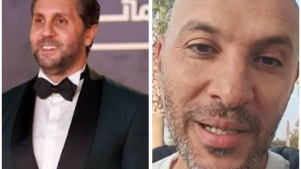 المخرج محمد دياب خلال اعتذاره للفنان هشام ماجد بعد تصريحات مزاح أثارت الجدل.
