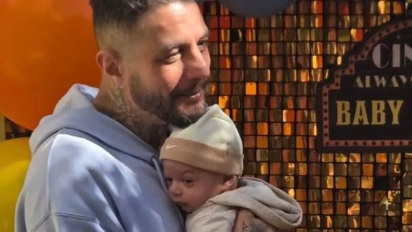 أحمد الفيشاوي يحتفل بسبوع نجل سمية الألفي ويشارك بوستر فيلمه الجديد