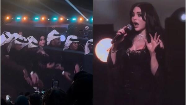 هيفاء وهبي ترقص على الطريقة الخليجية في موسم الرياض