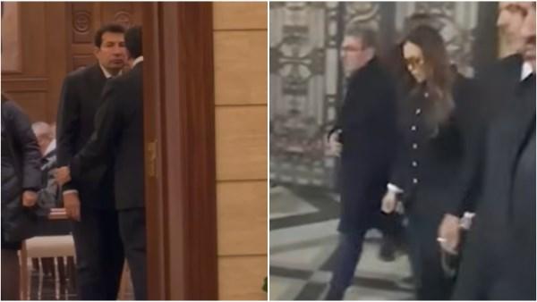 نجوم الفن يواسيون هاني رمزي في عزاء والدته بالتجمع الأول