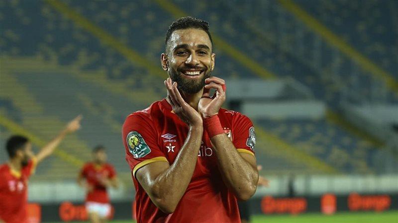 عمرو السولية بعد انضمامه لنادي سيراميكا كليوباترا.