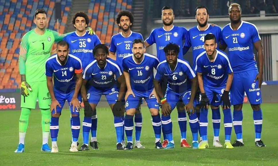 فريق سموحة أثناء تدريب تحضيري للموسم الجديد.
