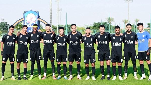 عمر فرج خلال تدريبات الزمالك.
