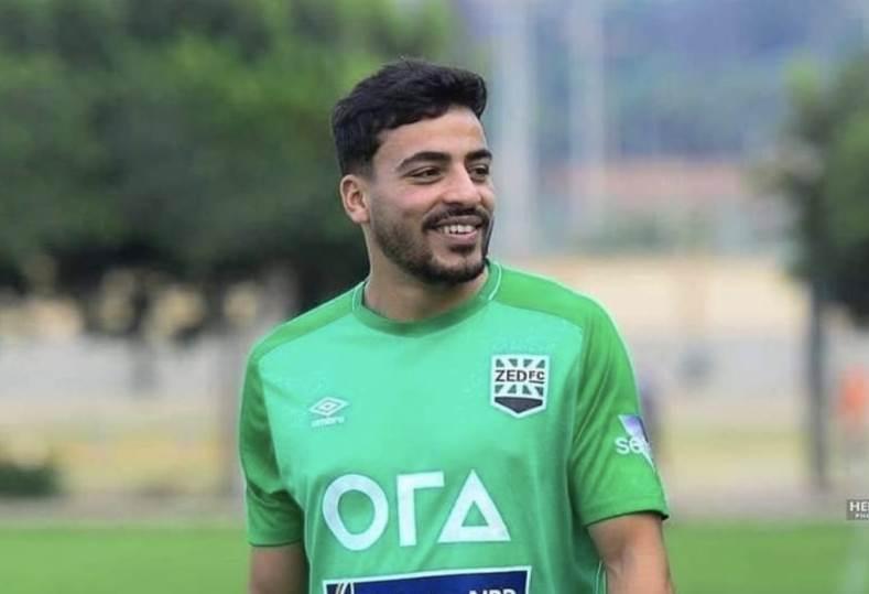محمد إسماعيل بعد توقيعه لنادي الزمالك لمدة خمس مواسم.