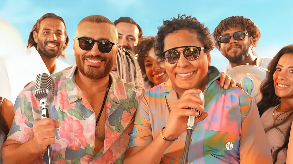 تامر حسني ومحمد منير في كليب أغنية الذوق العالي