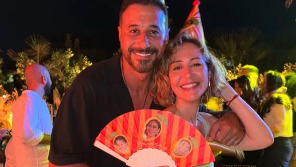 أحمد السعدني يحتفل بعيد ميلاد منة شلبي ويشارك في فيلم ولنا في الخيال حب