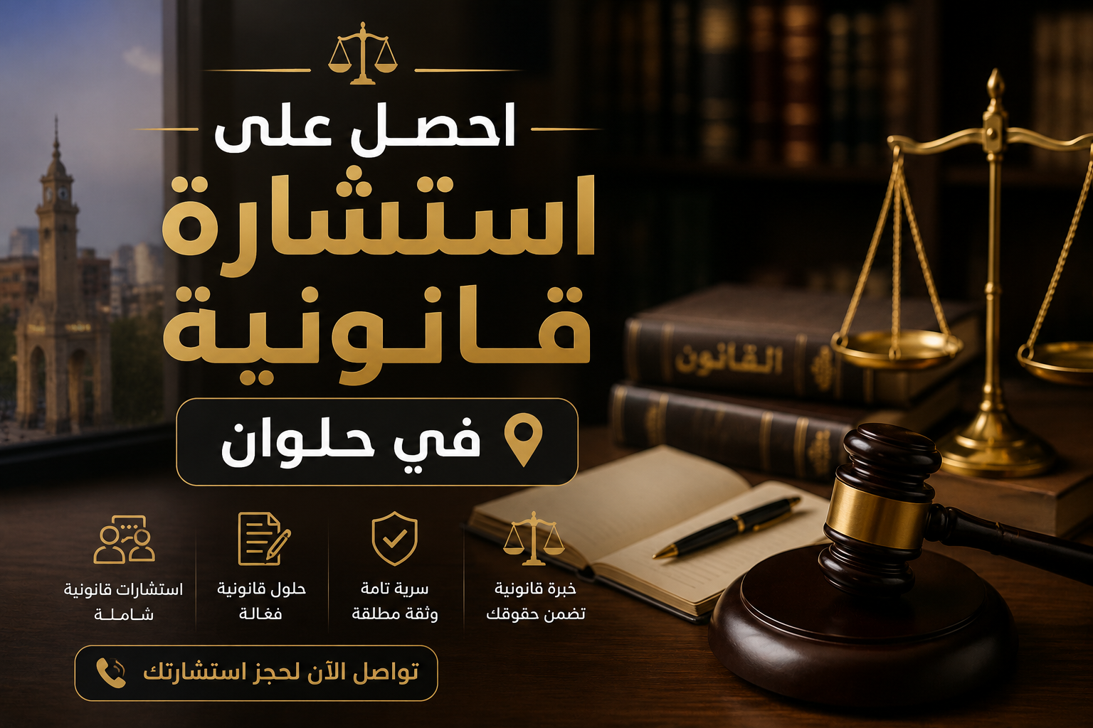 احصل على استشارة قانونية في حلوان