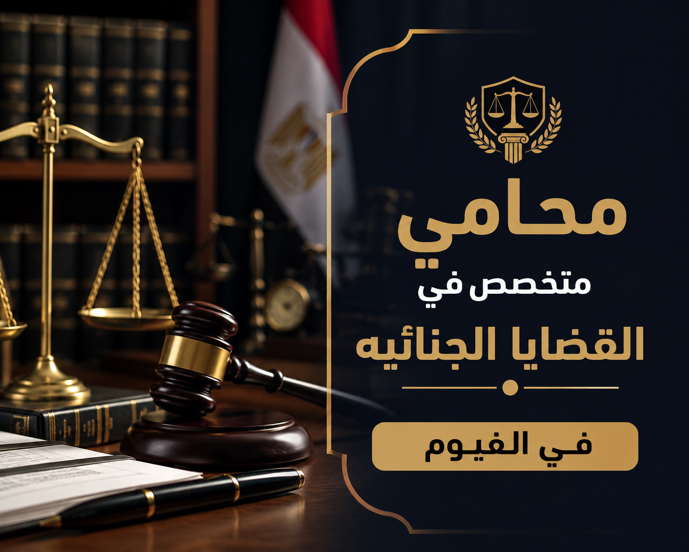محامي متخصص في القضابا الجنائيه في الفيوم
