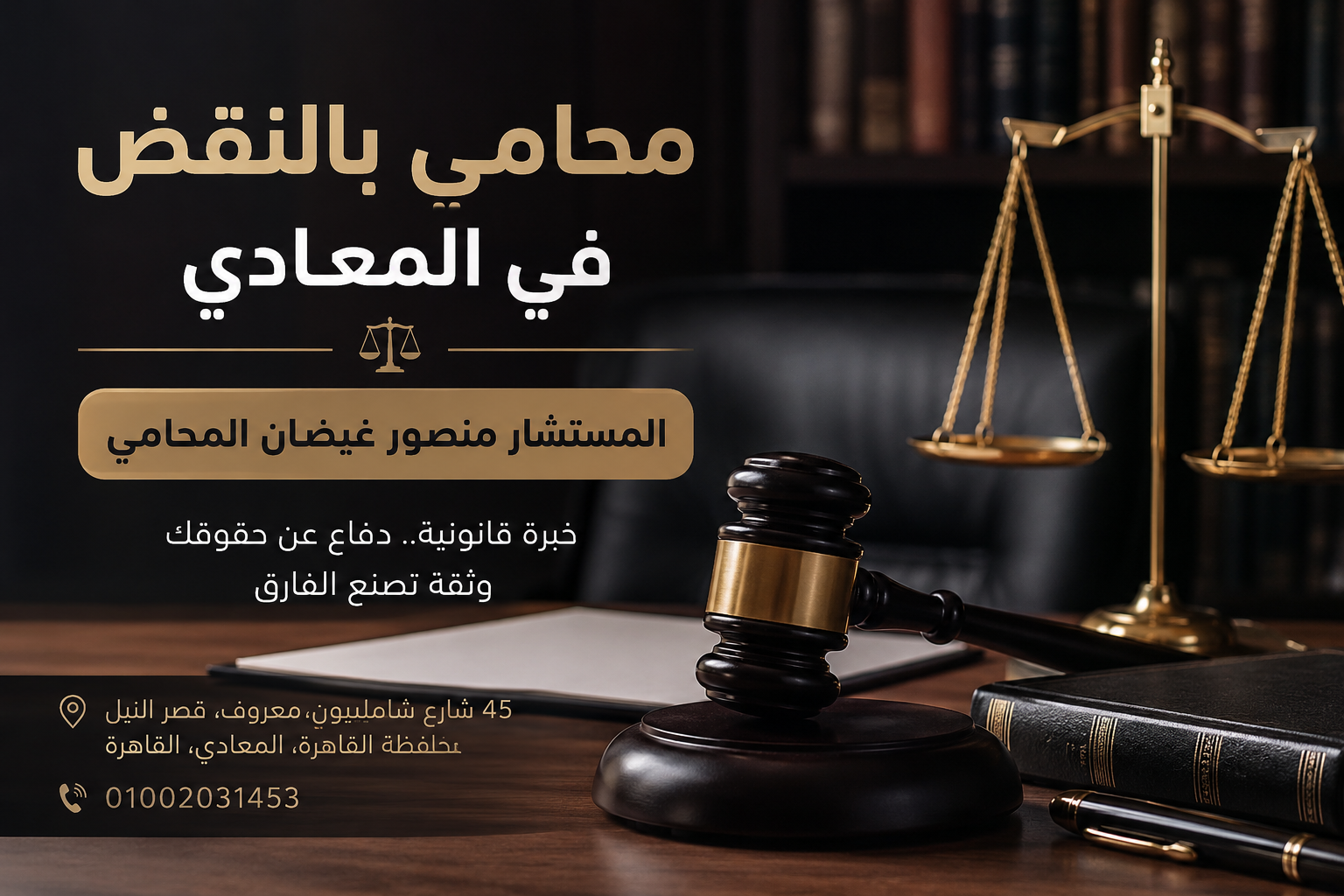 محامي بالنقض في المعادي