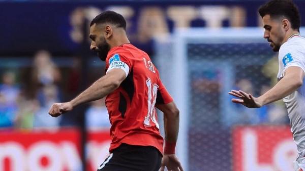محمد صلاح لاعب منتخب مصر خلال تدريبات الفريق قبل مواجهة أستراليا في كأس العالم 2026.