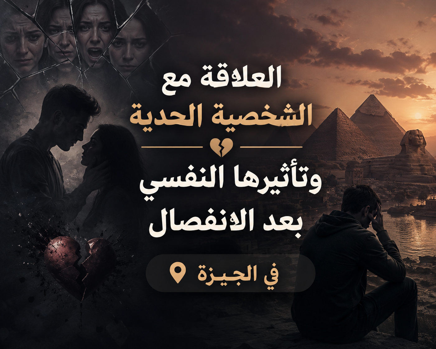 العلاقة مع الشخصية الحدية وتأثيرها النفسي بعد الانفصال في الجيزة