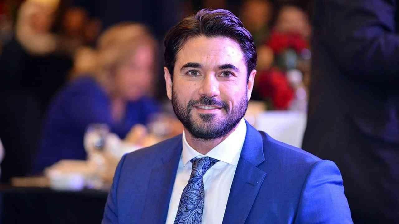 أحمد عز خلال مشاركته في احتفال العيد الوطني الفرنسي بالسفارة الفرنسية بالقاهرة 2026