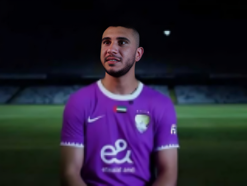 رامي ربيعة بقميص العين الإماراتي قبل مواجهة يوفنتوس في كأس العالم للأندية
