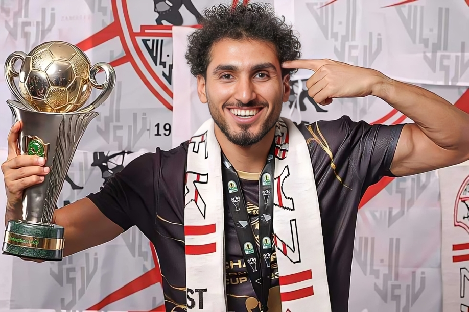 أحمد حمدي لاعب الزمالك خلال جلسة التحقيق داخل مقر النادي