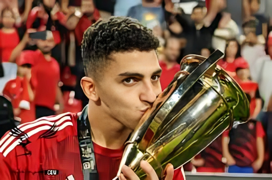 أحمد نبيل كوكا خلال إحدى مباريات النادي الأهلي