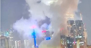 دوي انفجارات قرب مطار مشهد إثر قصف إسرائيلي لمنظومات دفاع جوي