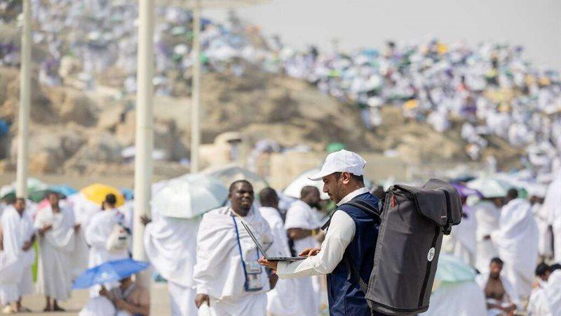 حجاج في عرفات يوم عرفة