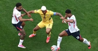 لقطات من مباراة إنجلترا وغانا في كأس العالم 2026 ضمن منافسات المجموعة L وسط صراع قوي على الصدارة.