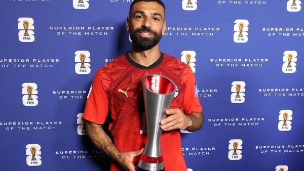 محمد صلاح قائد منتخب مصر خلال احتفاله بالأهداف في كأس العالم 2026 أمام نيوزيلندا