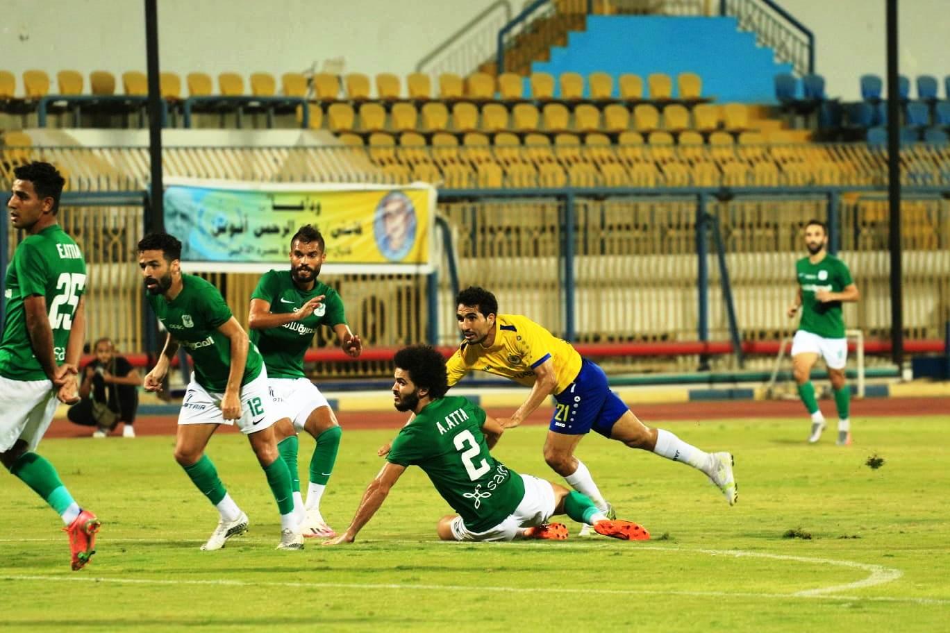 المصري يضمن البقاء بين أول 7 فرق بعد الفوز على الإسماعيلي 