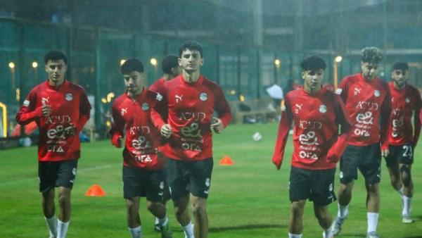 منتخب مصر للشباب يخوض مرانه استعدادًا لمواجهة الجزائر