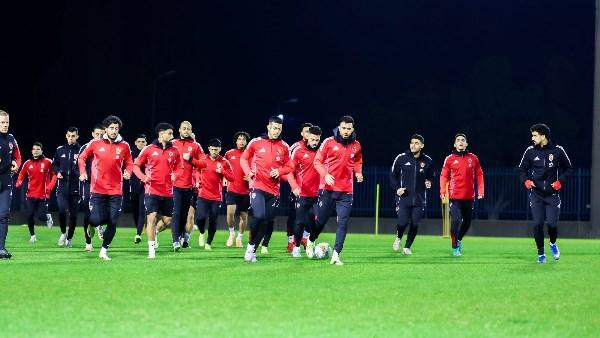 تدريبات الأهلي الأخيرة على ملعب حمادي العقربي قبل مواجهة الترجي