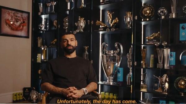 محمد صلاح يحتفل بأحد أهدافه مع ليفربول