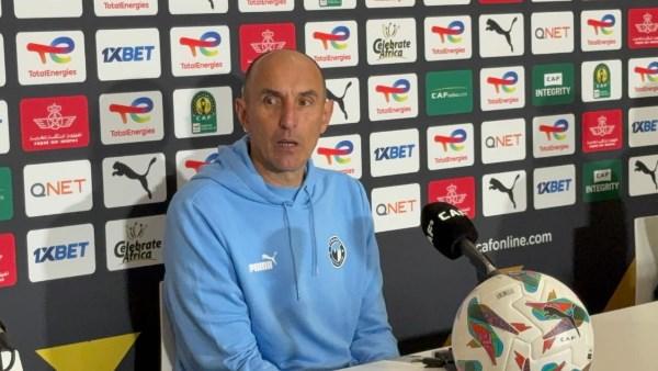 يورتشيتش خلال المؤتمر الصحفي قبل مواجهة الجيش الملكي مع بيراميدز