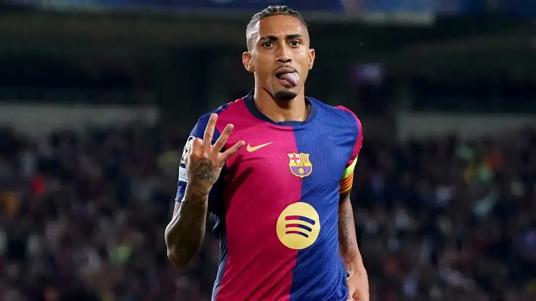 رافينيا يغيب عن مباريات برشلونة لمدة 5 أسابيع