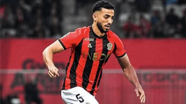 فرحة لاعبي نيس بعد الفوز على أنجيه في الدوري الفرنسي