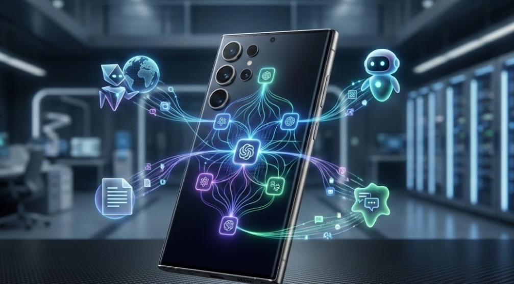 Galaxy S26 يظهر نظام الذكاء الاصطناعي المتعدد مع مساعدات Google Gemini وPerplexity وOpenAI