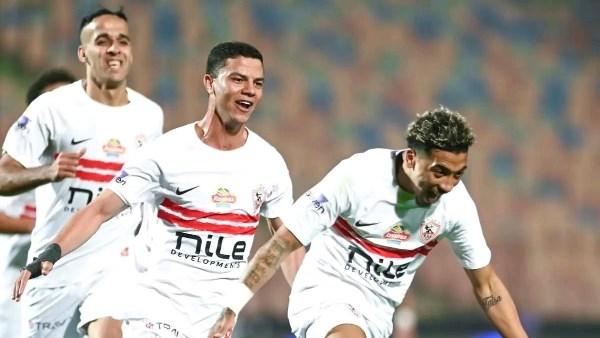 جمهور الزمالك يحتفل بعد الفوز على الاتحاد السكندري 