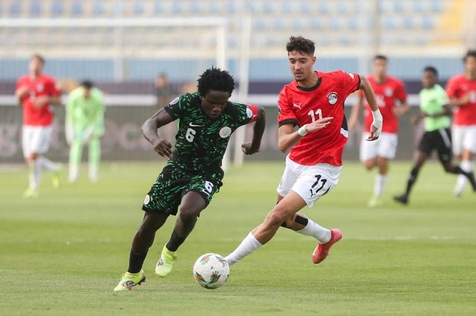 منتخب مصر يواجه نيجيريا في أمم إفريقيا للشباب.
