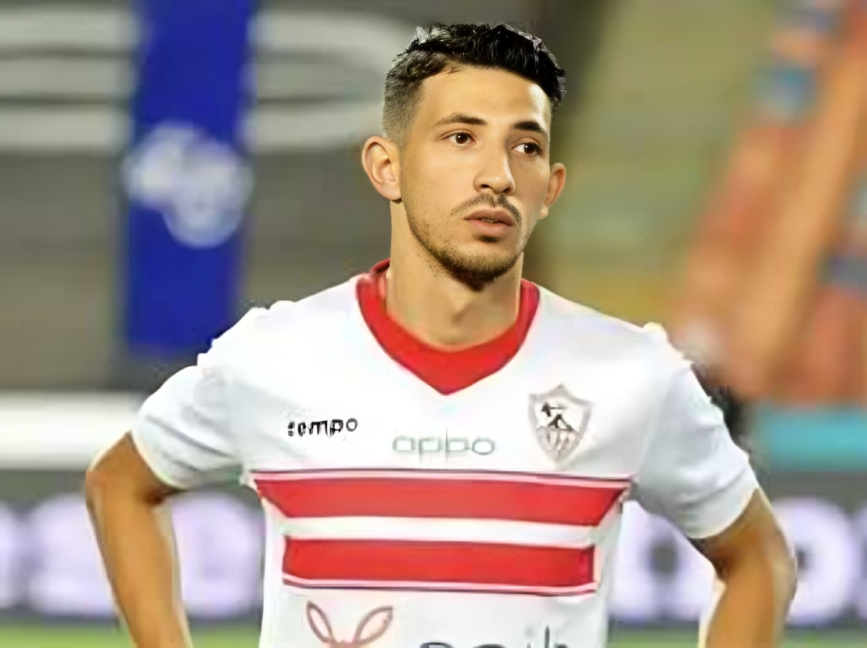 أحمد فتوح خلال برنامج تأهيلي استعدادًا للعودة للمشاركة مع الزمالك.