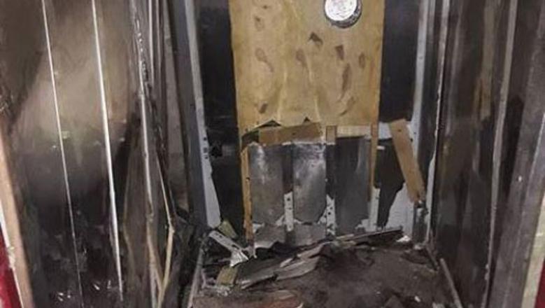 حريق داخل أسانسير في عقار بمنطقة الخصوص