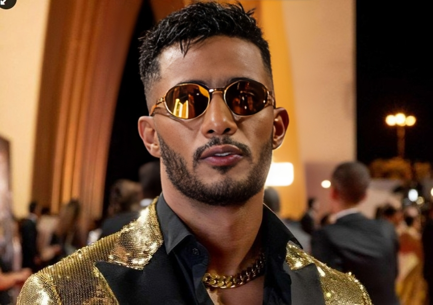 محمد رمضان في كواليس فيلم أسد