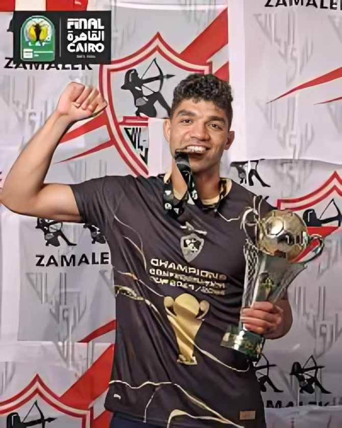 إصابة محمد صبحي في مباراة الزمالك وسيراميكا.