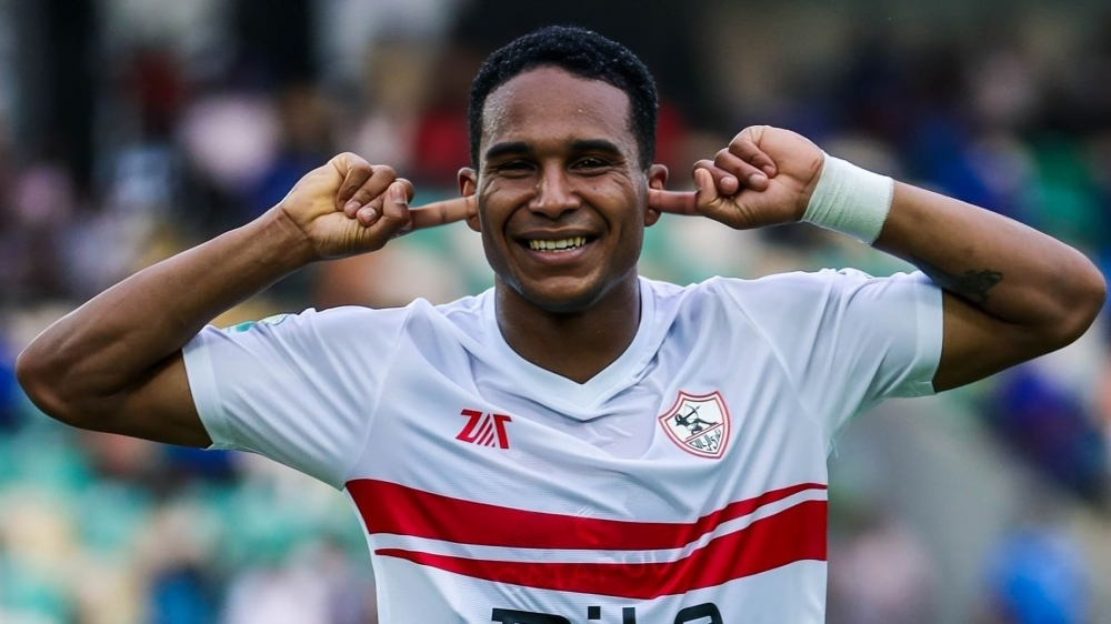 سيف الدين الجزيري في تدريبات الزمالك قبل مواجهة فاركو.