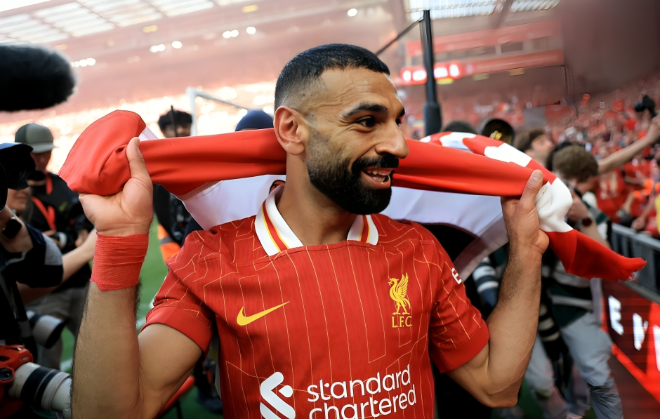 محمد صلاح في مقابلة